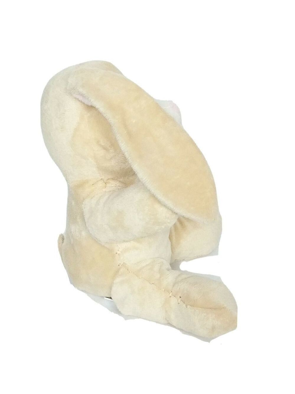 Colorbok Cream Easter Bunny Rabbit Plush 9 Inch - Picture 3 of 5